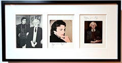 Andy Warhol et Jamie Wyeth - Portraits réciproques, signés trois fois par Jamie Wyeth