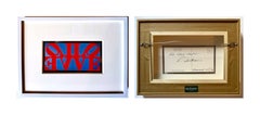Robert Indiana - Carte d'art « Imperial Love » (signée à la main par Robert Indiana), 1966