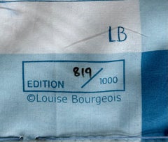 Louise Bourgeois – „I Have Been to Hell and Back“-Taschentuch – Blau 819/1000