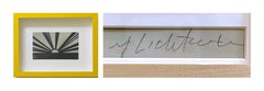 Roy Lichtenstein - Rising Sun (Hand Signed), Silkscreen on Rowlux, w/ Provenance