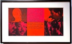 Sister Mary Corita Kent - It Can Be Said of Them Silkscreen Signed JFK, RFK, MLK