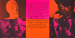 Sister Mary Corita Kent - It Can Be Said of Them Silkscreen Signed JFK, RFK, MLK