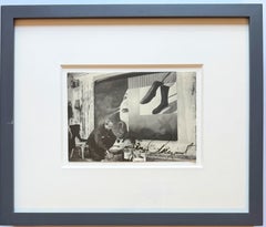 James Rosenquist – Kunstkarte „The Early Pictures“, von Rosenquist handsigniert, gerahmt