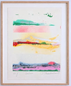 John Chamberlain - Galeon - Lithograph - Signed - 3 of only 6 scarce PPs, Framed