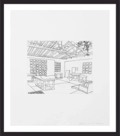 Jonas Wood - Bball Studio - LIMITED EDITION PRINT + BOOK + ED. SILKSCREENED TOTE