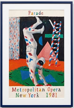 David Hockney - PARADE for the Metropolitan Opera (Hand Signed by David Hockney)
