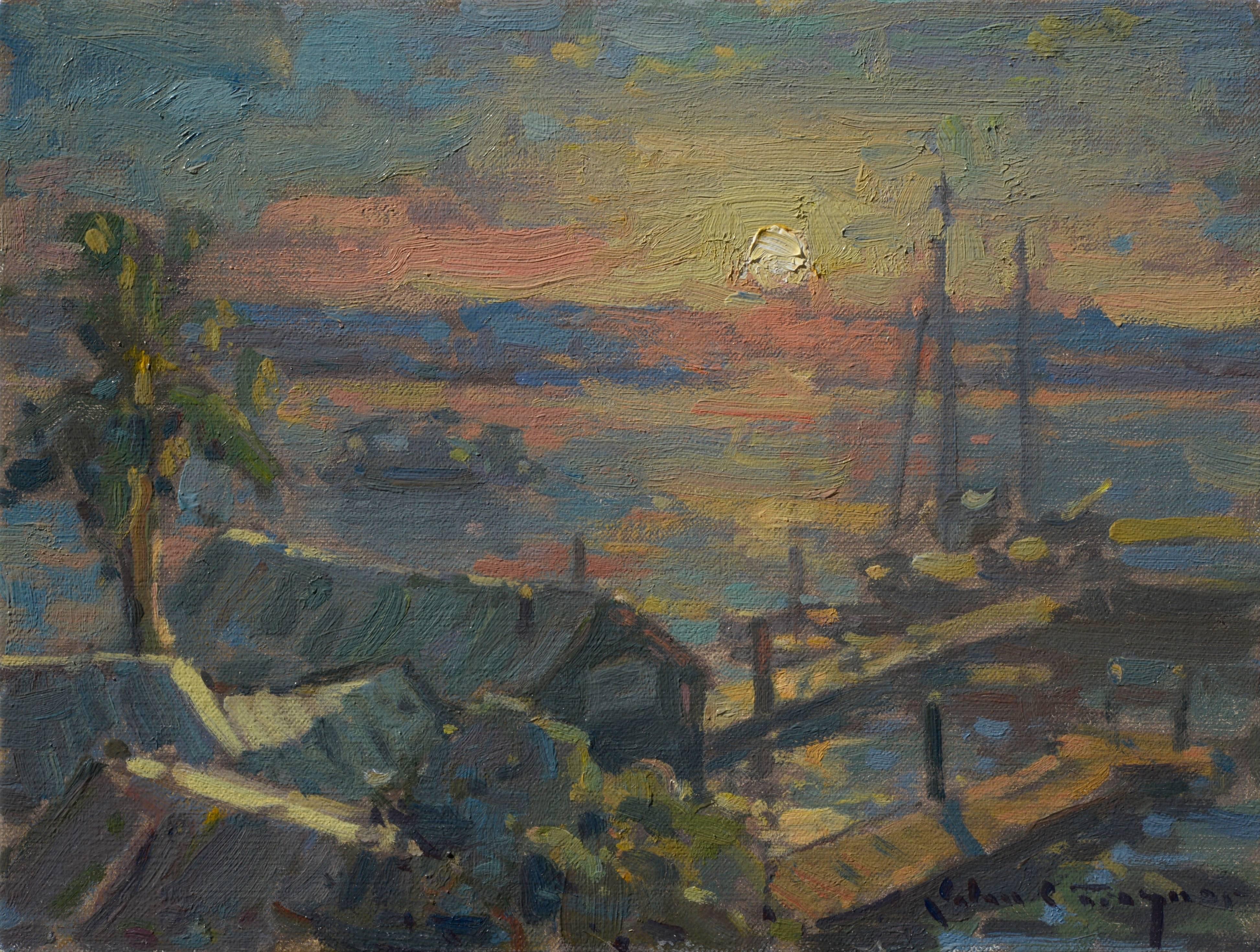 John C. Traynor Landscape Painting - Sunset Vero