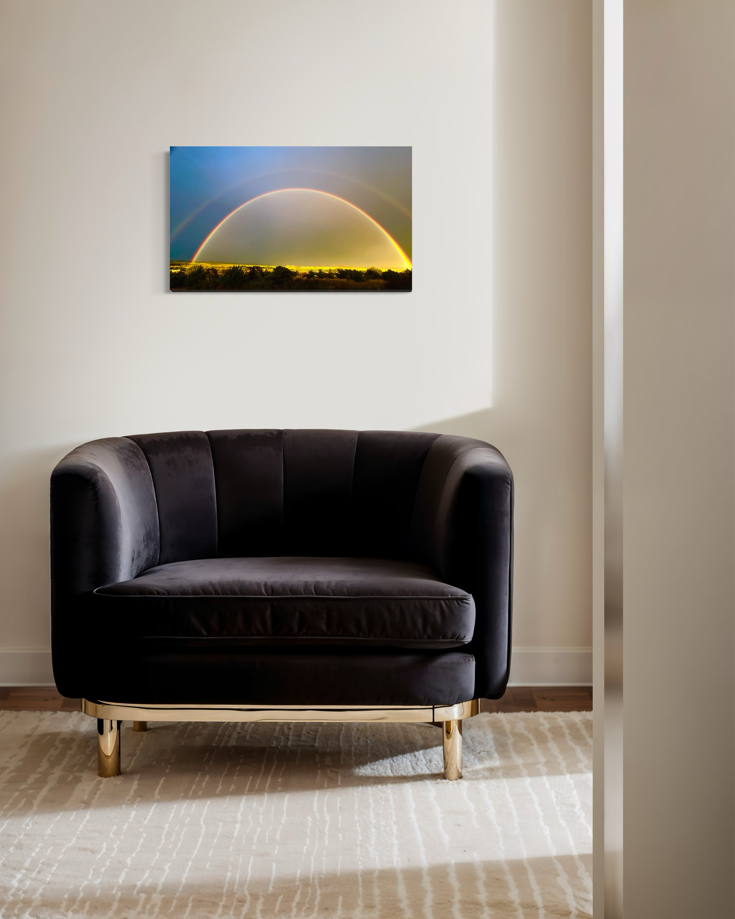 New Mexico Promise - Contemporary Rainbow Landscape Fine Art Photography