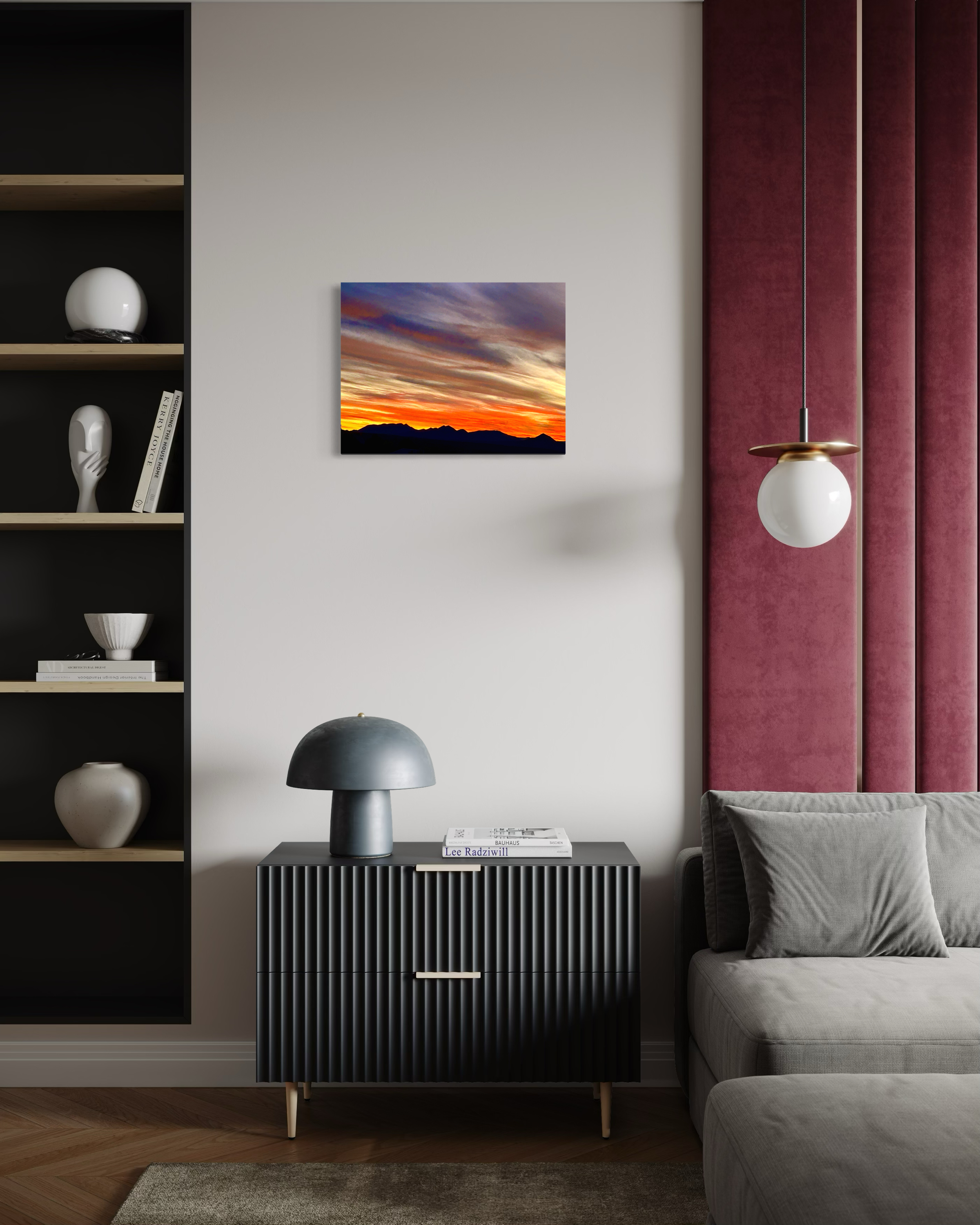 Last Light - Fotografia artistica contemporanea di tramonti in montagna
