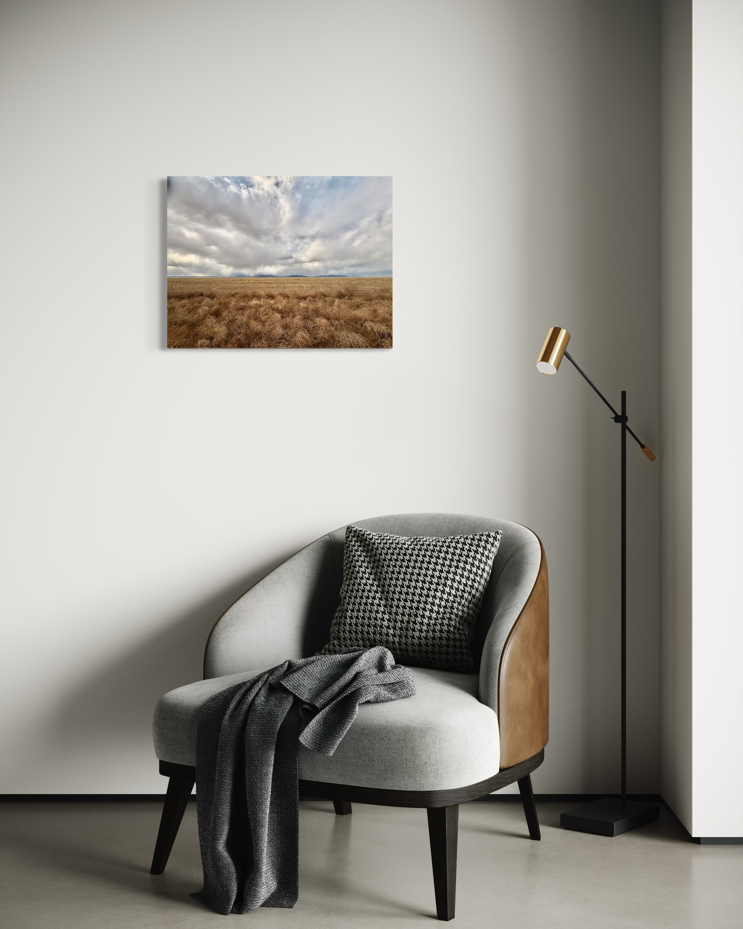 Avant la pluie - Photographie d'art contemporaine représentant un paysage orageux