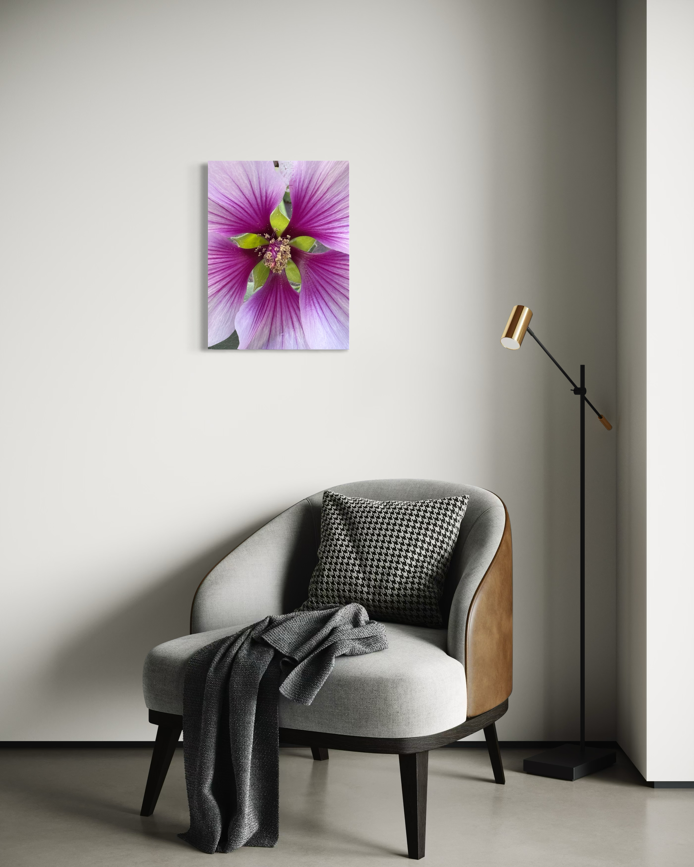 Simmetria in fiore - Fotografia artistica floreale viola
