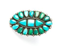 Antique Navajo Big Ring, Circa 1900, American Indian Art