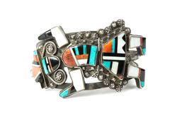 Katsina Zuni Bracelet, Circa 1910, American Indian Art