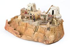 Model of a Hopi Pueblo Arizona, USA, 1960-1970