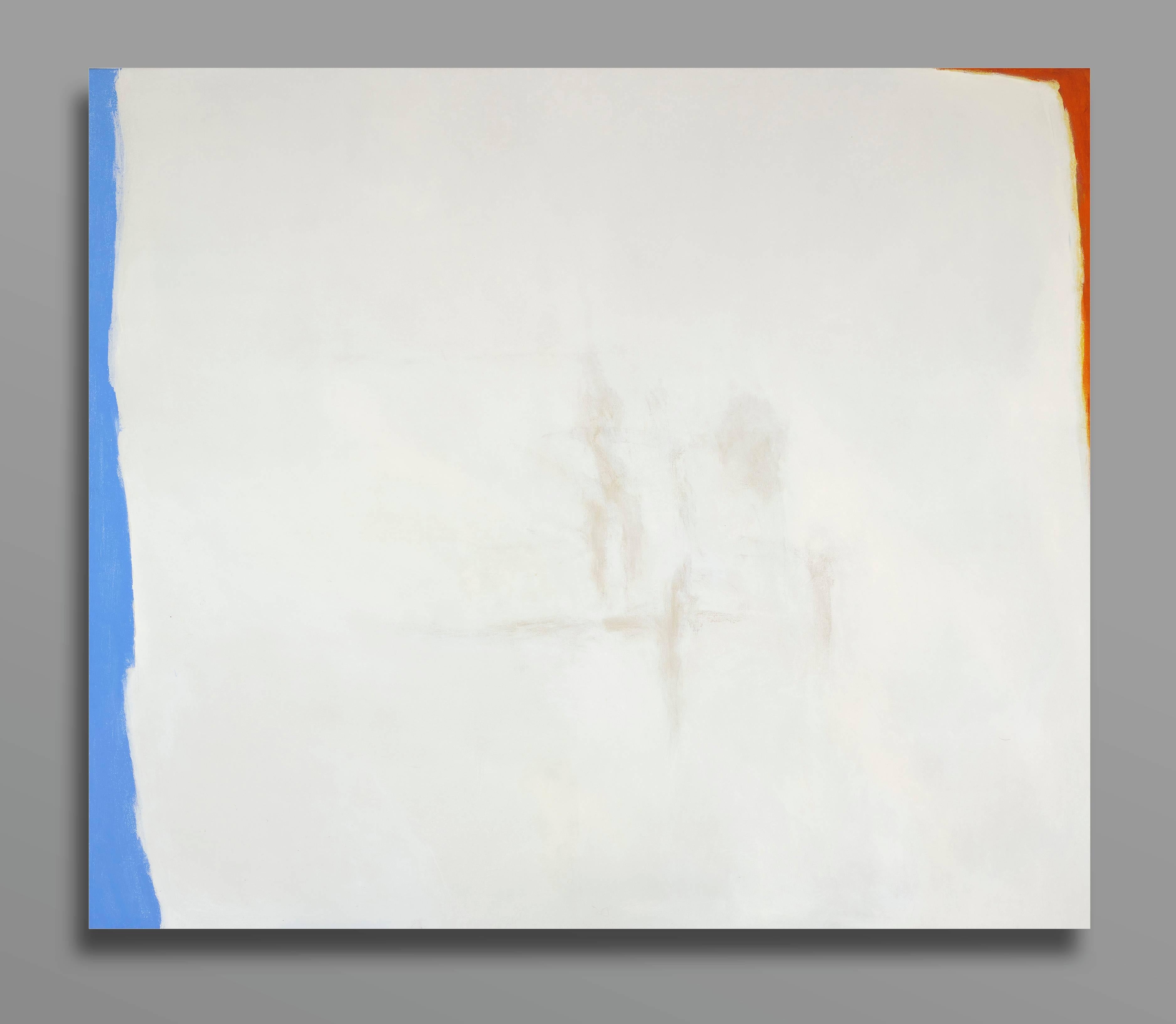 Theodoros Stamos Abstract Painting - Grand White Sun-Box