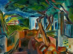 Landscape with Houses and Trees