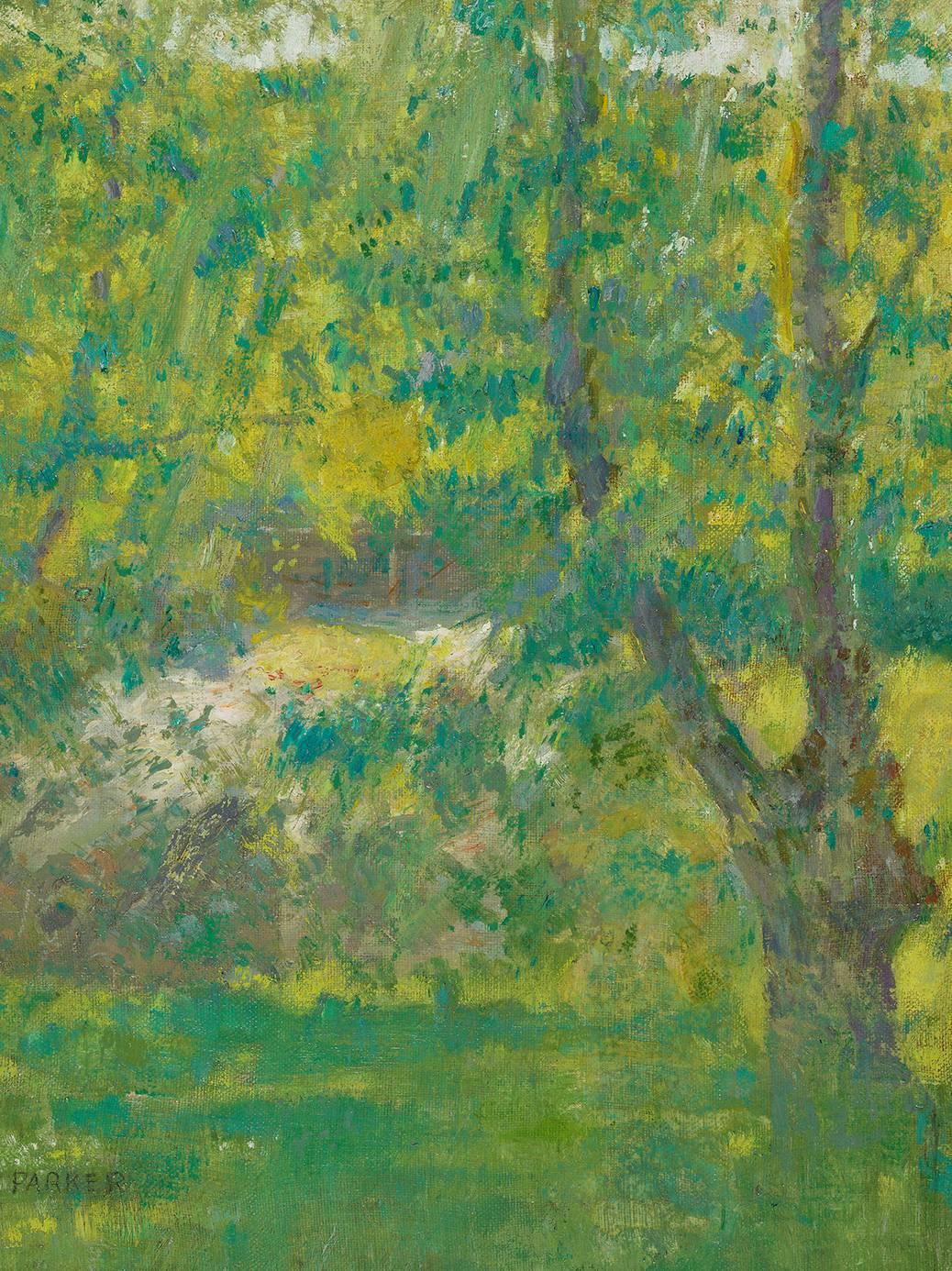 Lawton S. Parker Landscape Painting - Summer in Giverny