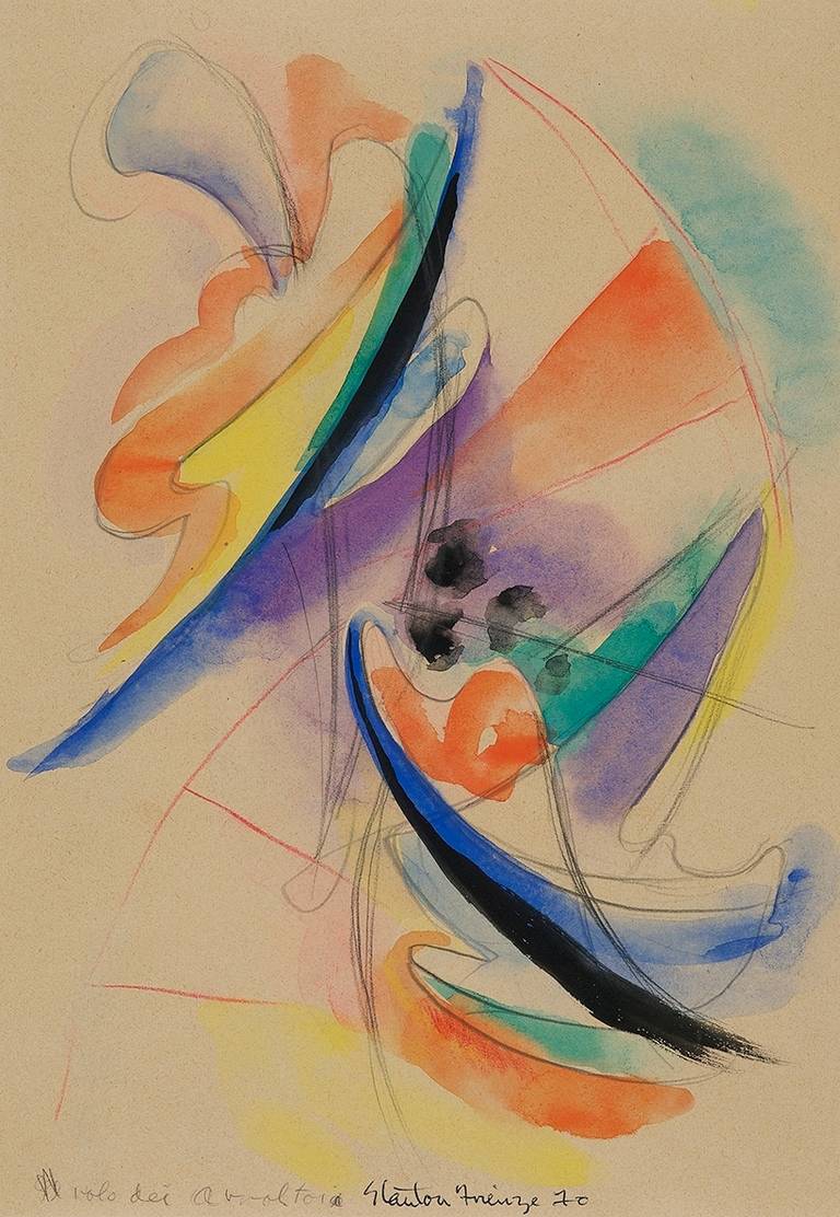 Stanton MacDonald-Wright Abstract Drawing - Firenze