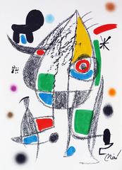 Joan Miró - Abstract Composition Blue Red Green Yellow Black Abstract Composition Blue Red Green Yellow Black