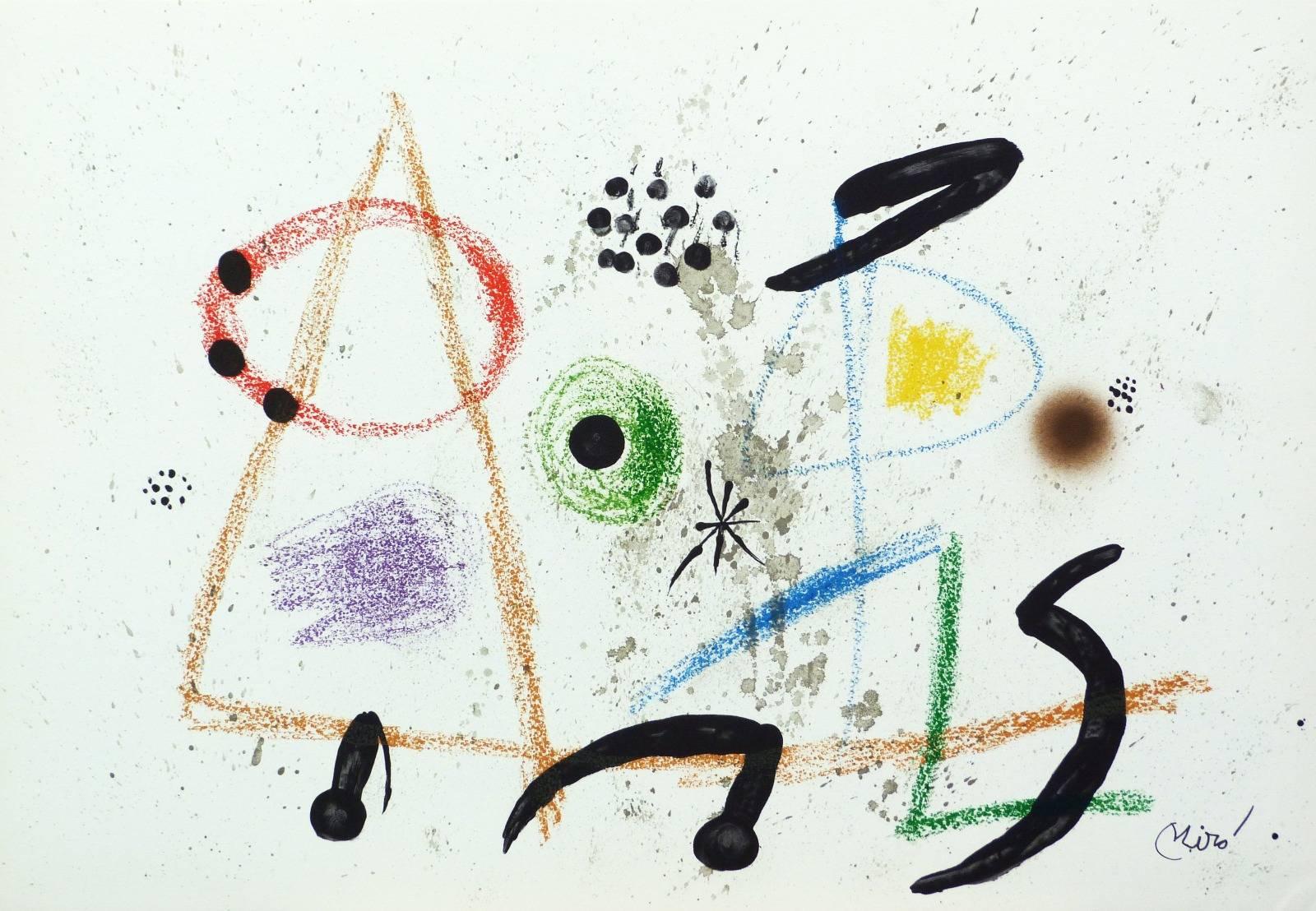 Joan Miró Abstract Print - Abstract Composition