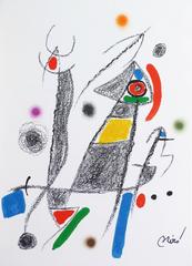 Abstract Composition in black blue red yellow purple orange and green, 1975 6