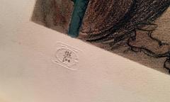 Four little girls dancing the French Cancan in Montmartre