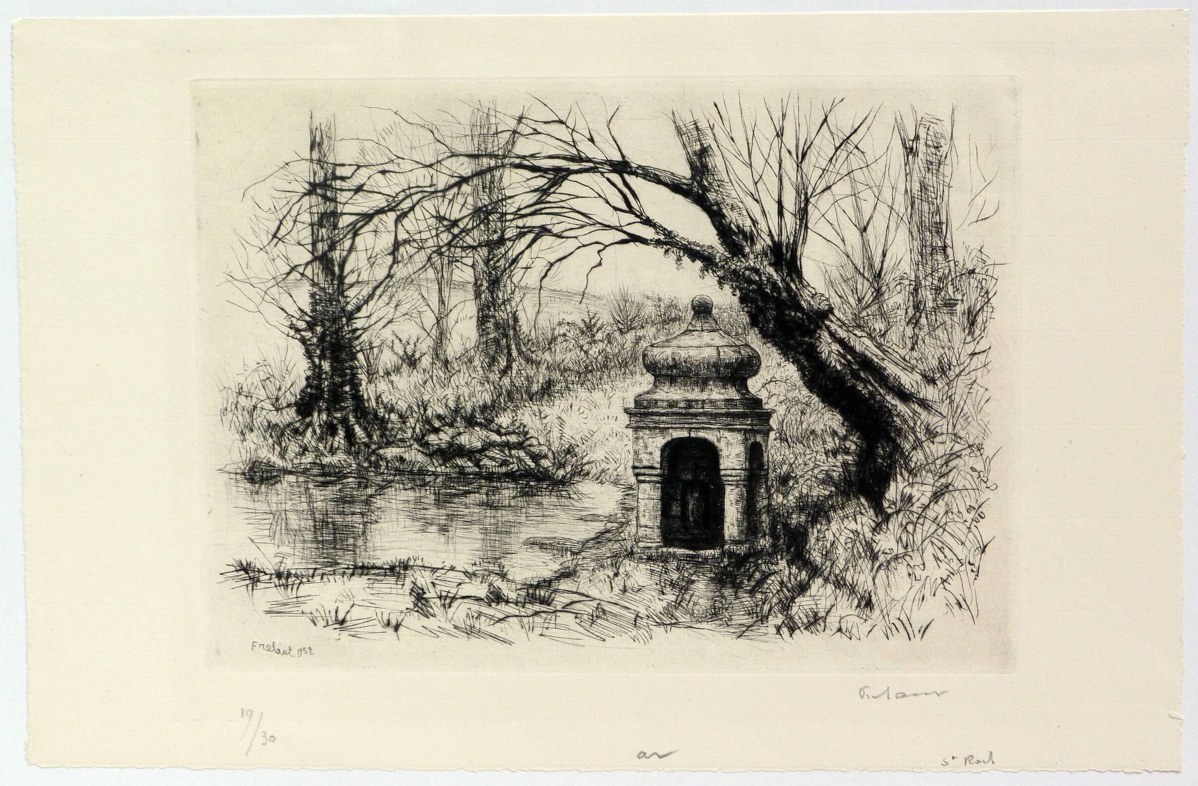 The Fountain - Print by Jean Frélaut