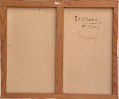 The old Paris, The Seine River, the Bridge at the Seaport St Bernard