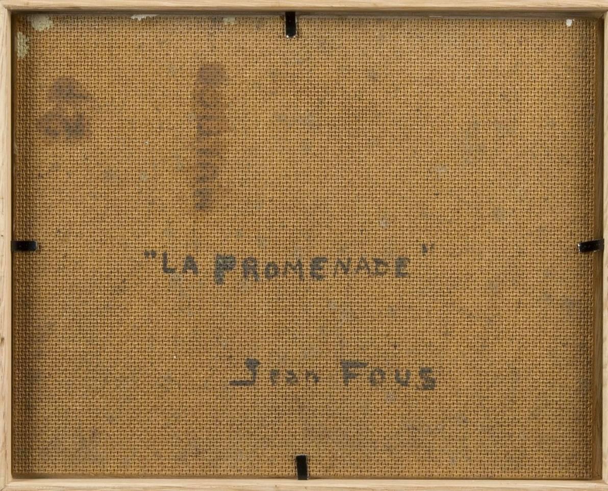La Promenade - Painting by Jean Fous