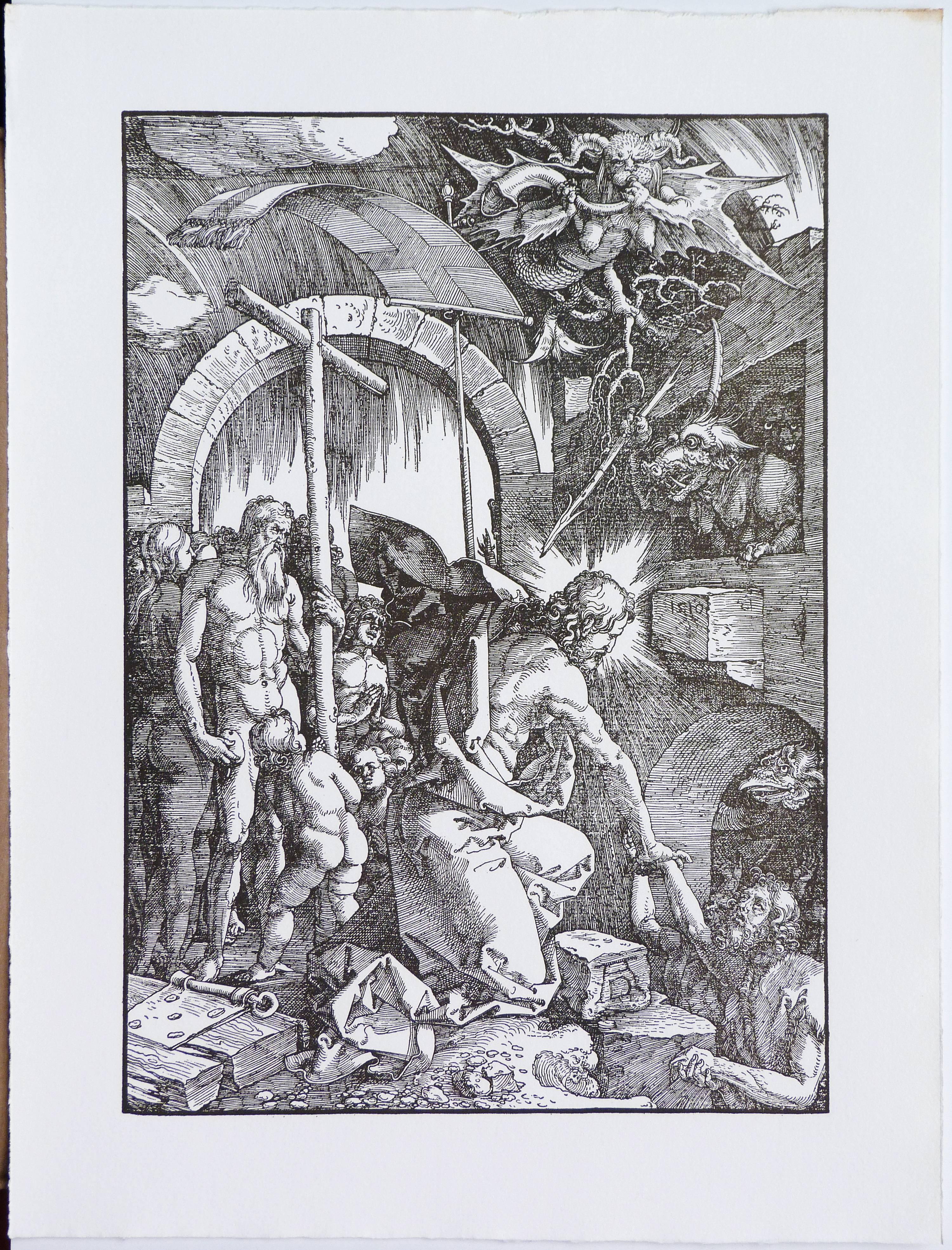 Le Christ aux Limbes after Albrecht Dürer - Old Masters Print by Henri Renaud