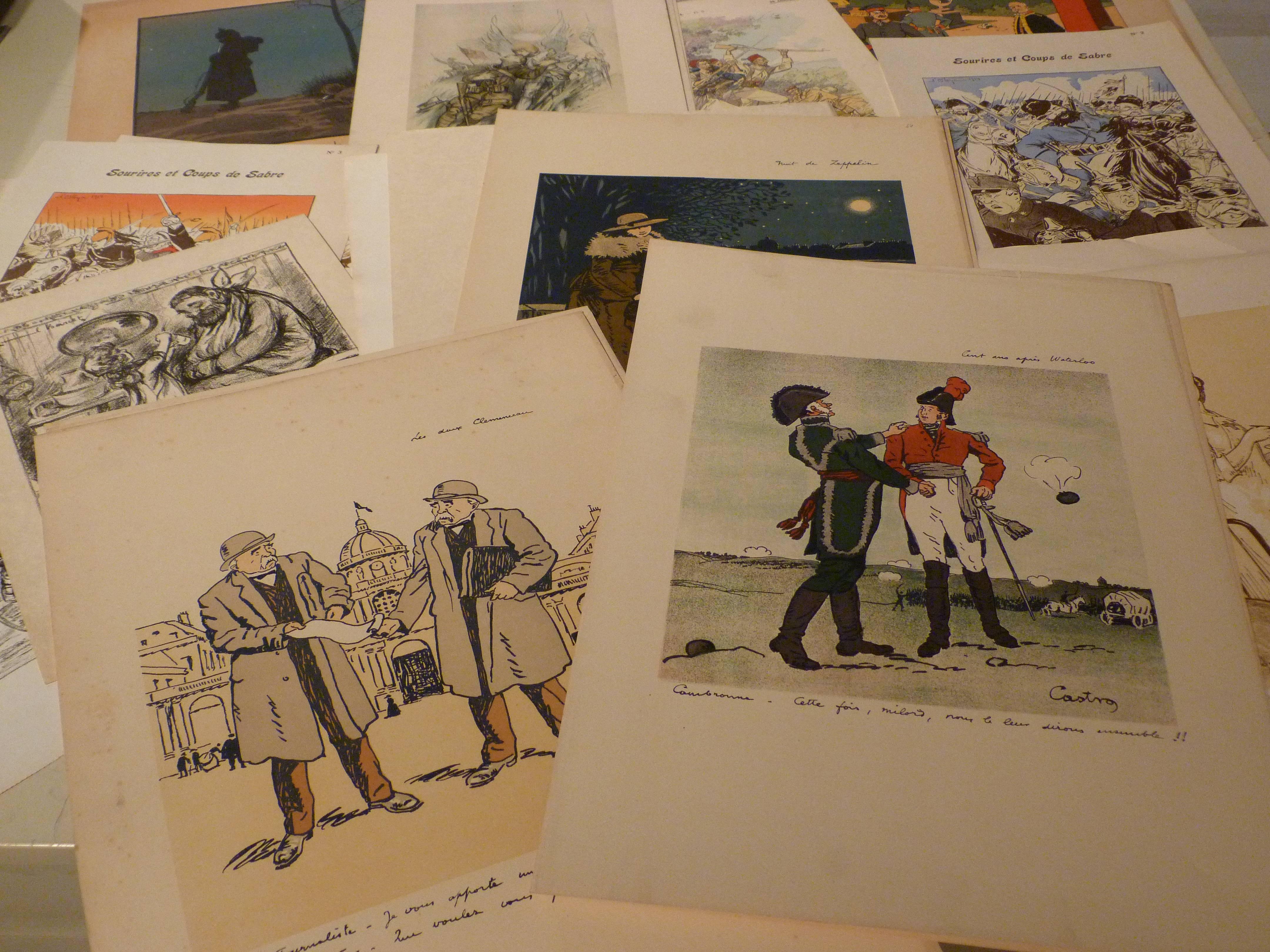 A collection of 500 originals WW1 artworks by various artists For Sale 5
