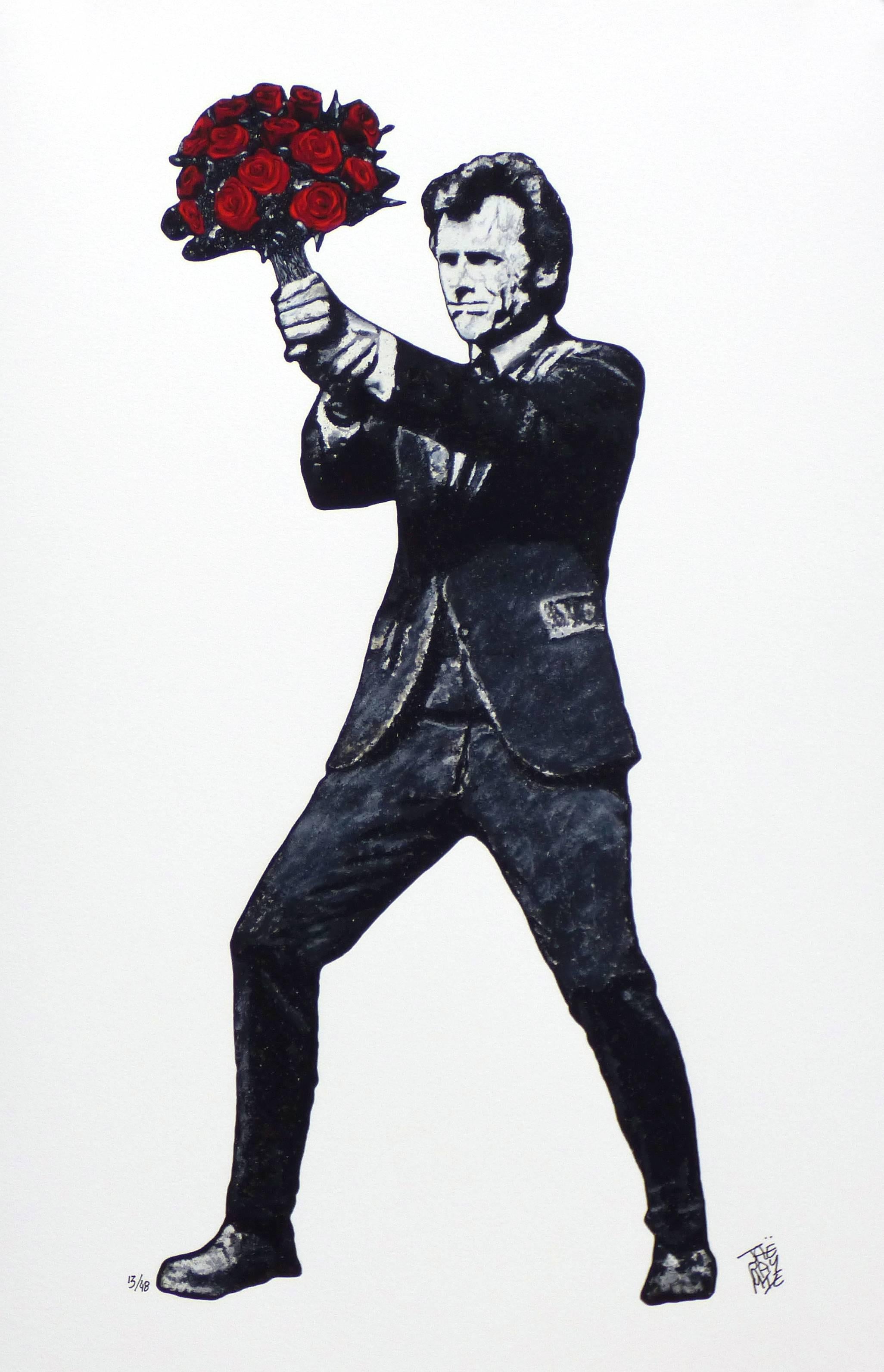 Jaëraymie YAM Portrait Print - Romantic Harry ( Clint Eastwood )