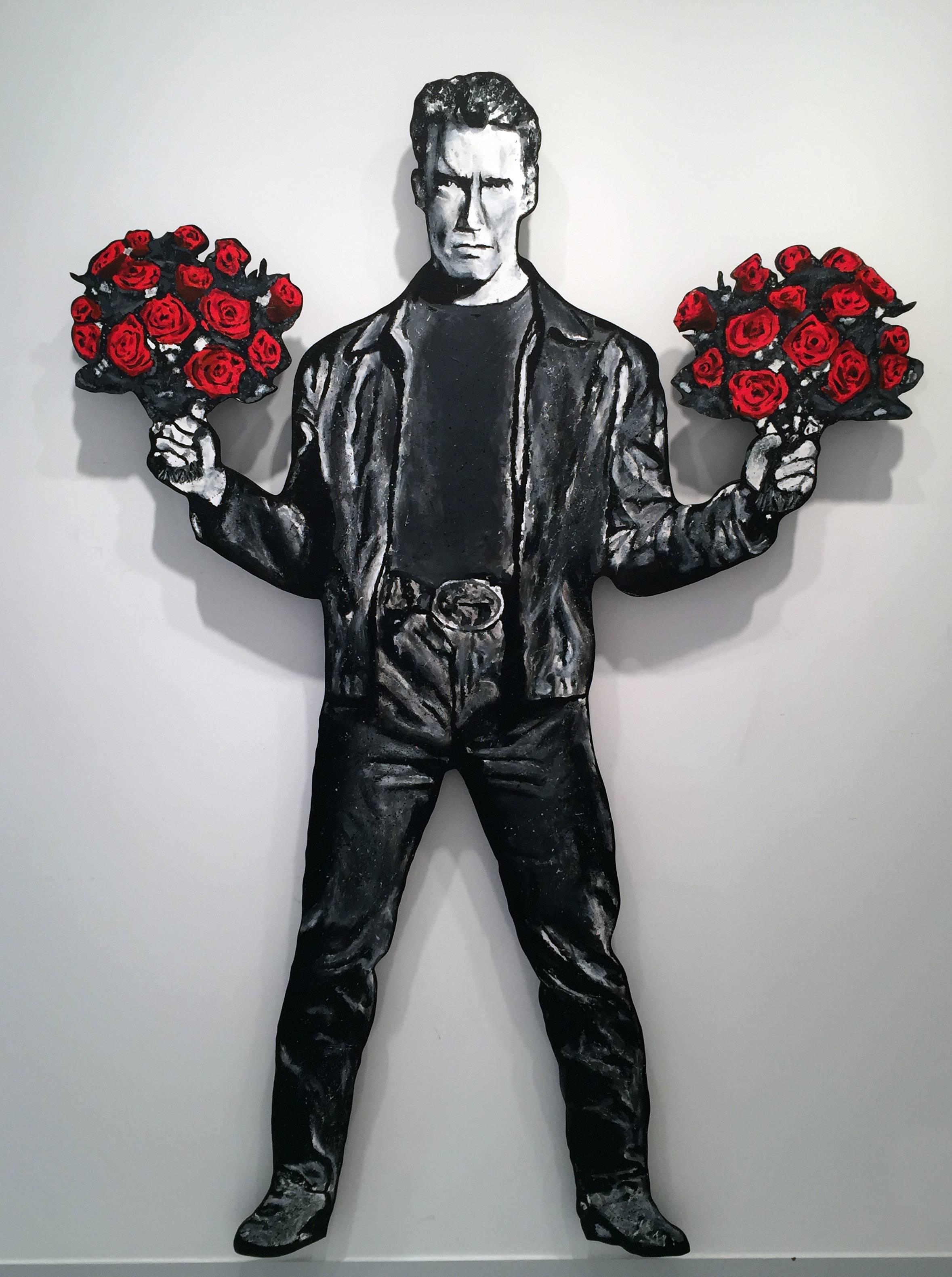 Last Romantic Hero ( Arnold Schwarzenegger ) - Sculpture by Jaëraymie YAM