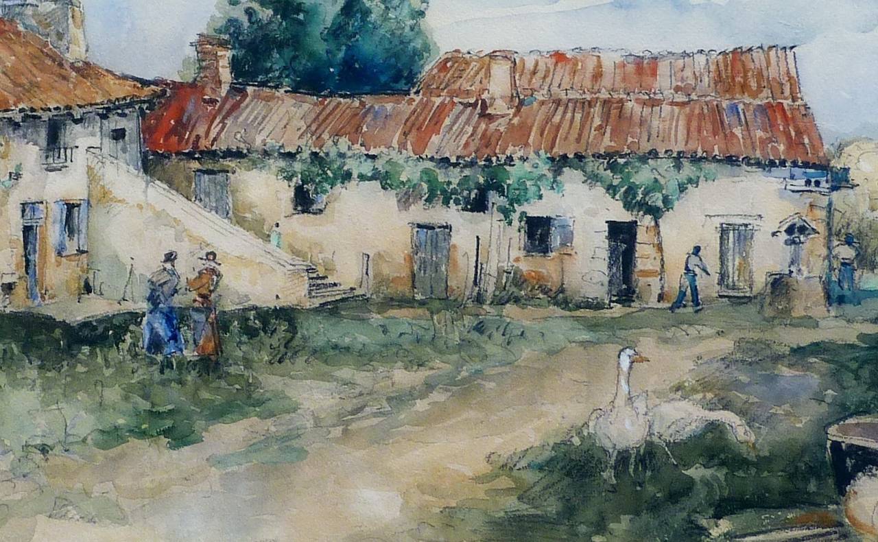 The Farm - Impressionist Art by Frank Will
