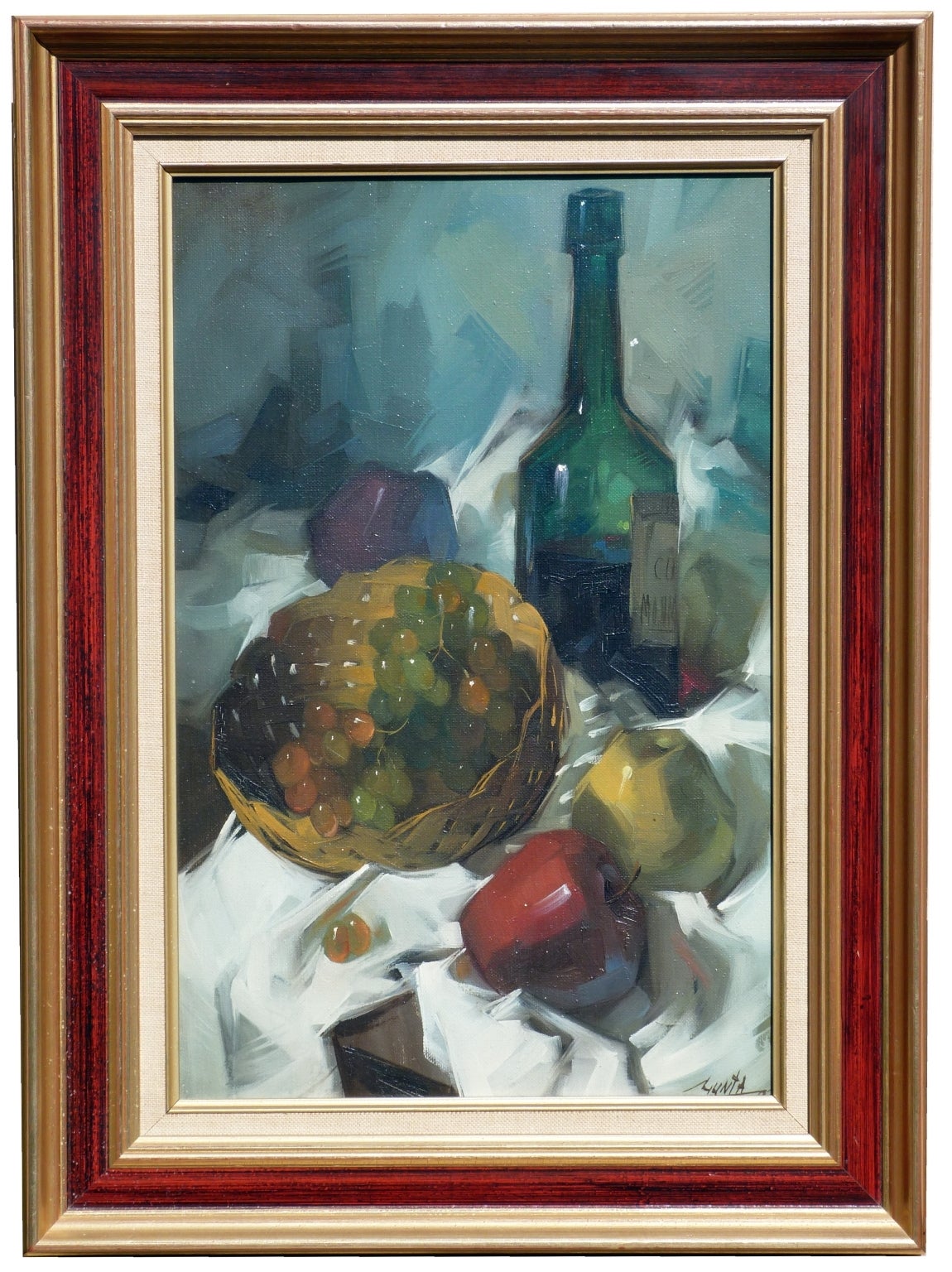 Mariano YUNTA LOPESINO Still-Life Painting - Fruits et Clos Montmartre