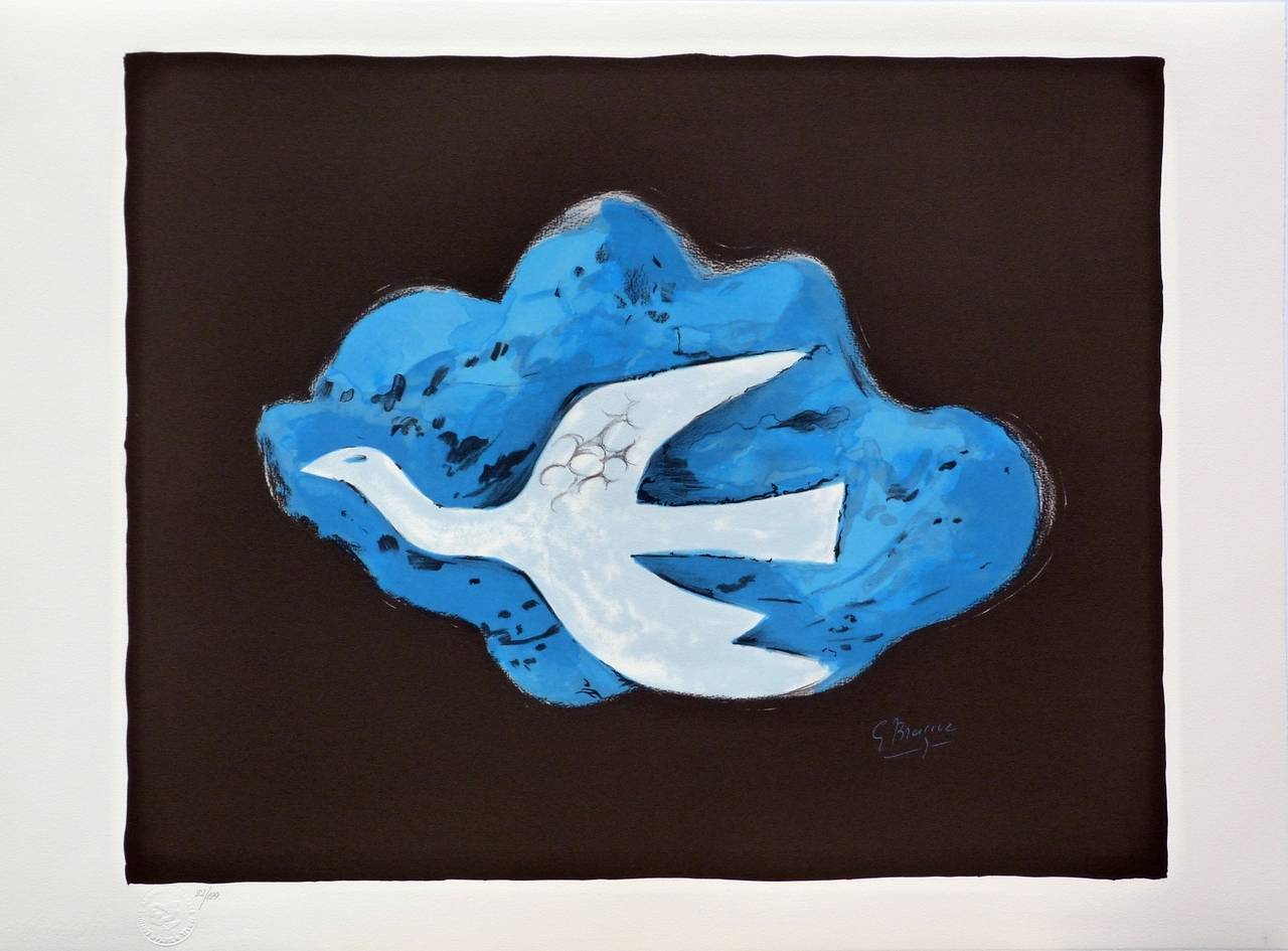 Georges Braque Abstract Print - Composition à l'oiseau