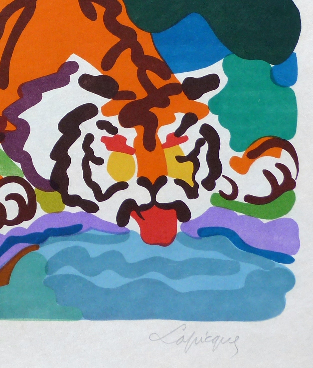 The Tiger - Print by Charles Lapicque