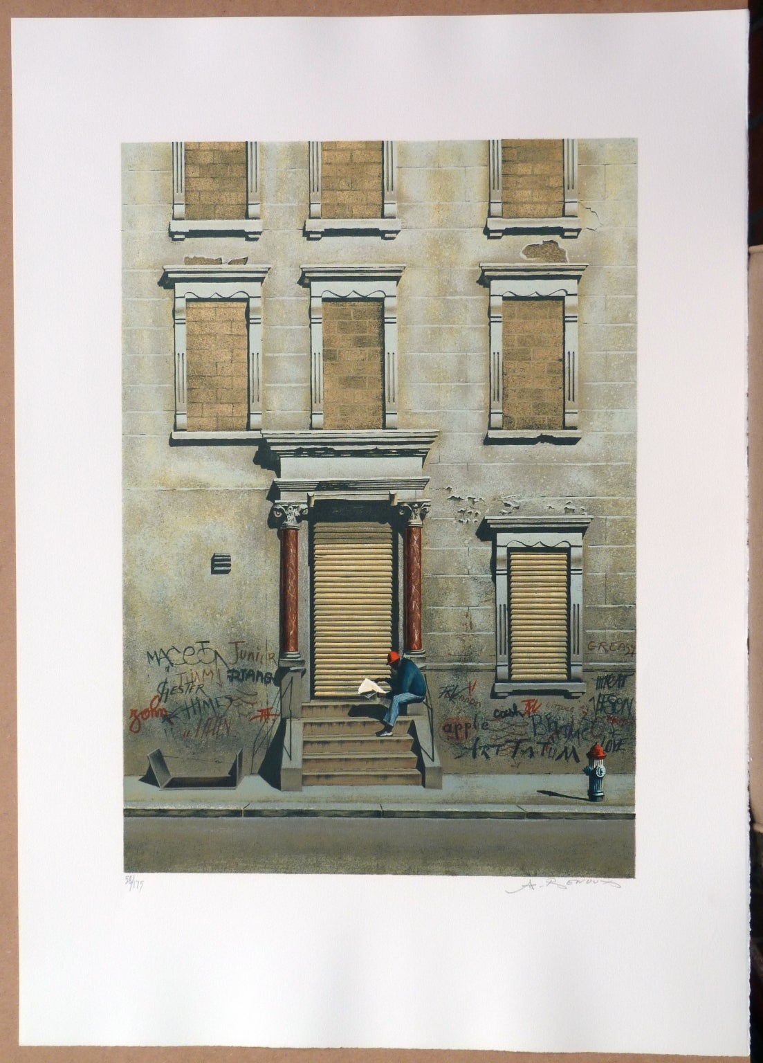 1650 Lexington avenue in New York - Print by André RENOUX