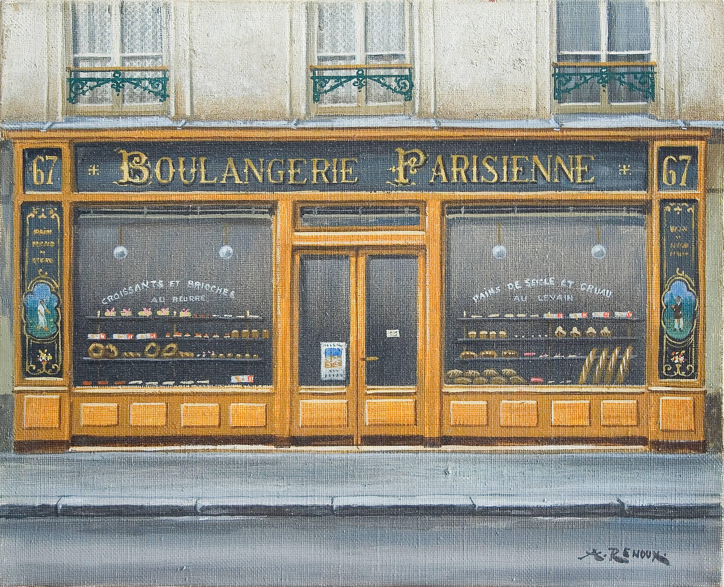 french bakery painting