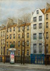 Colonne Morris, Saint-Martin street view of Paris