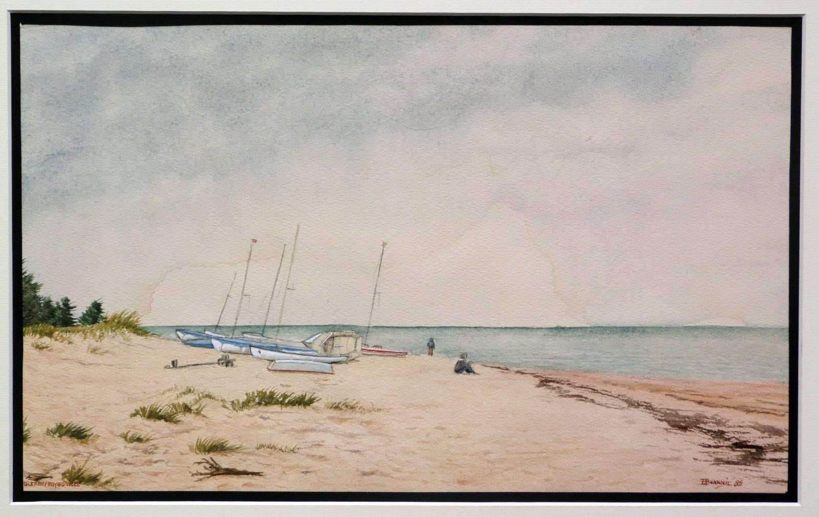 A collection of 9 watercolors of France - Art by Pierre BUANNIC