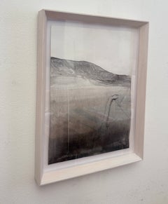 Landscape BW, Contemporary Black and White Pigment Drawing on Canson Paper