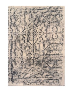 Frammento, Contemporary Abstract Charcoal Drawing on Paper, large size