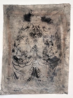 Frammento – Original Mixed Media Art on Natural Cotton by Marilina Marchica