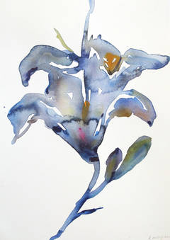 Untitled (Cobalt Lily)