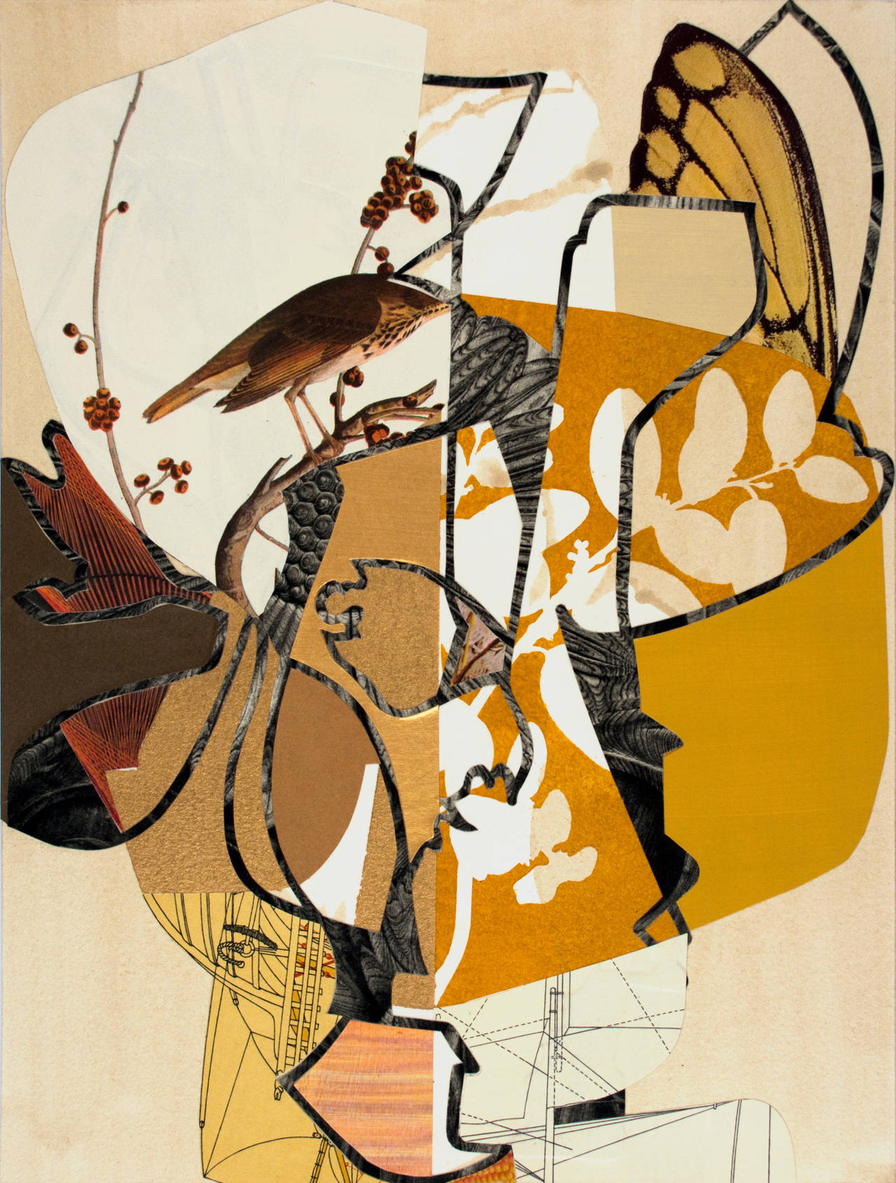 Aaron Wexler Abstract Painting - Untitled Audubon