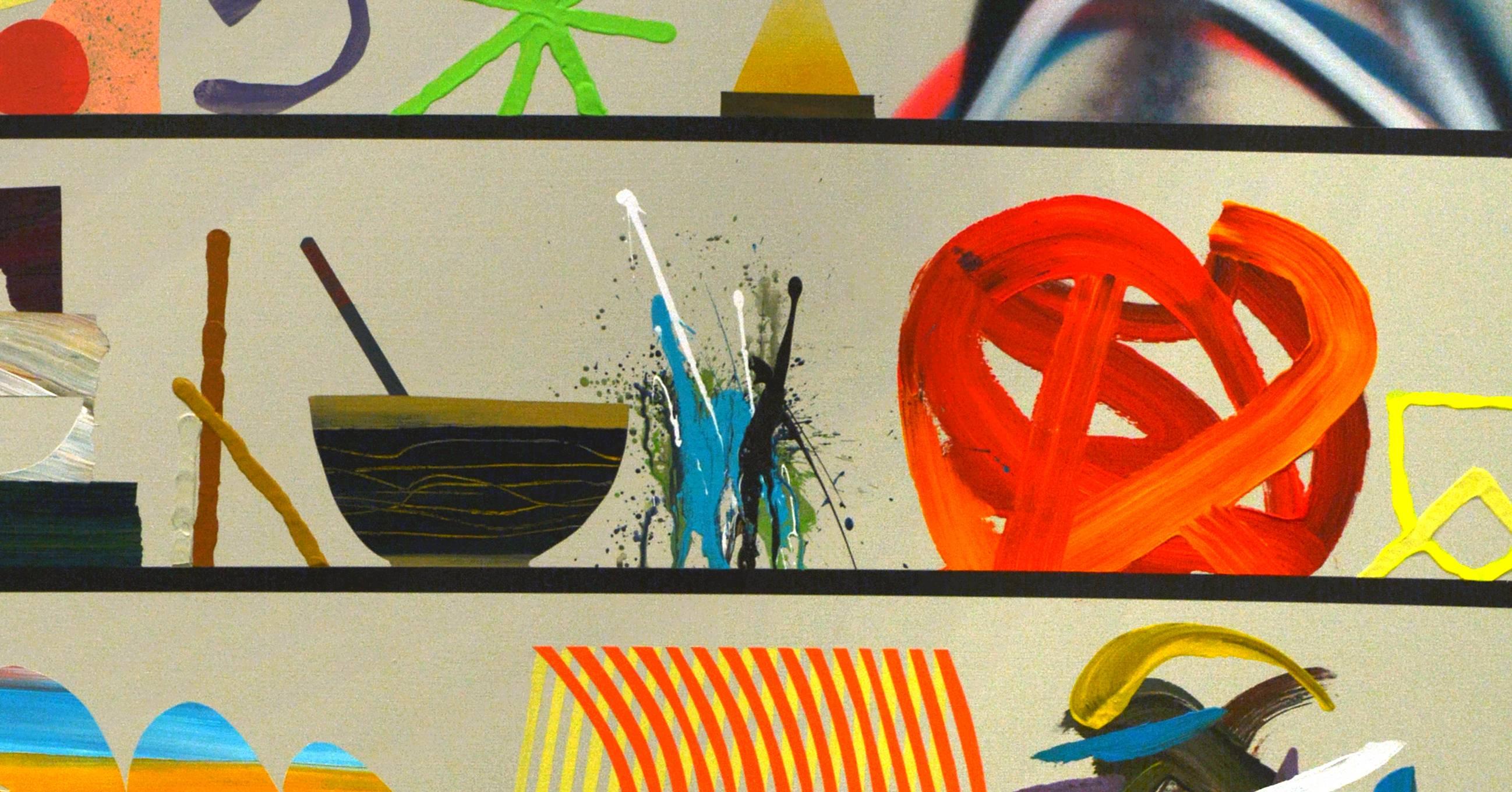 In Waves - Contemporary Painting by Paul Wackers