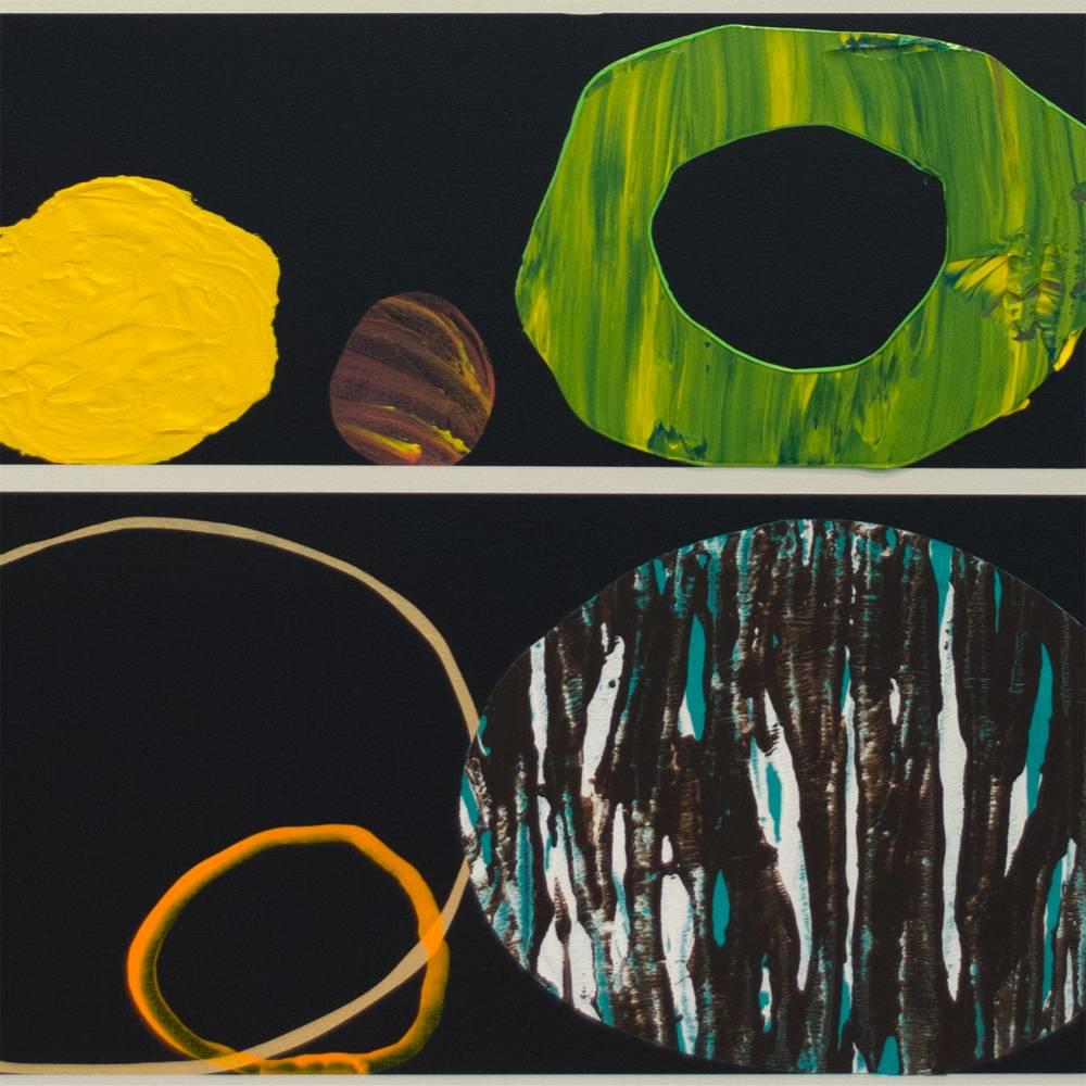 The Beginnings - Contemporary Painting by Paul Wackers