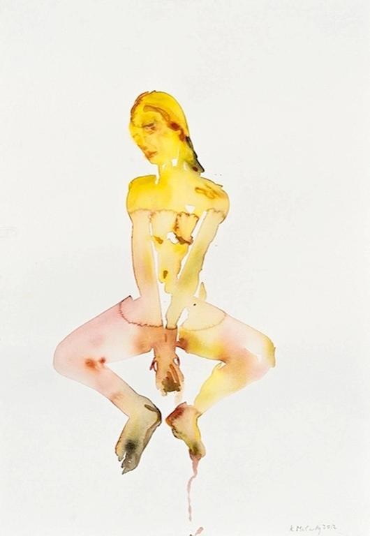 Kim McCarty Figurative Art - Legs Spread Apart