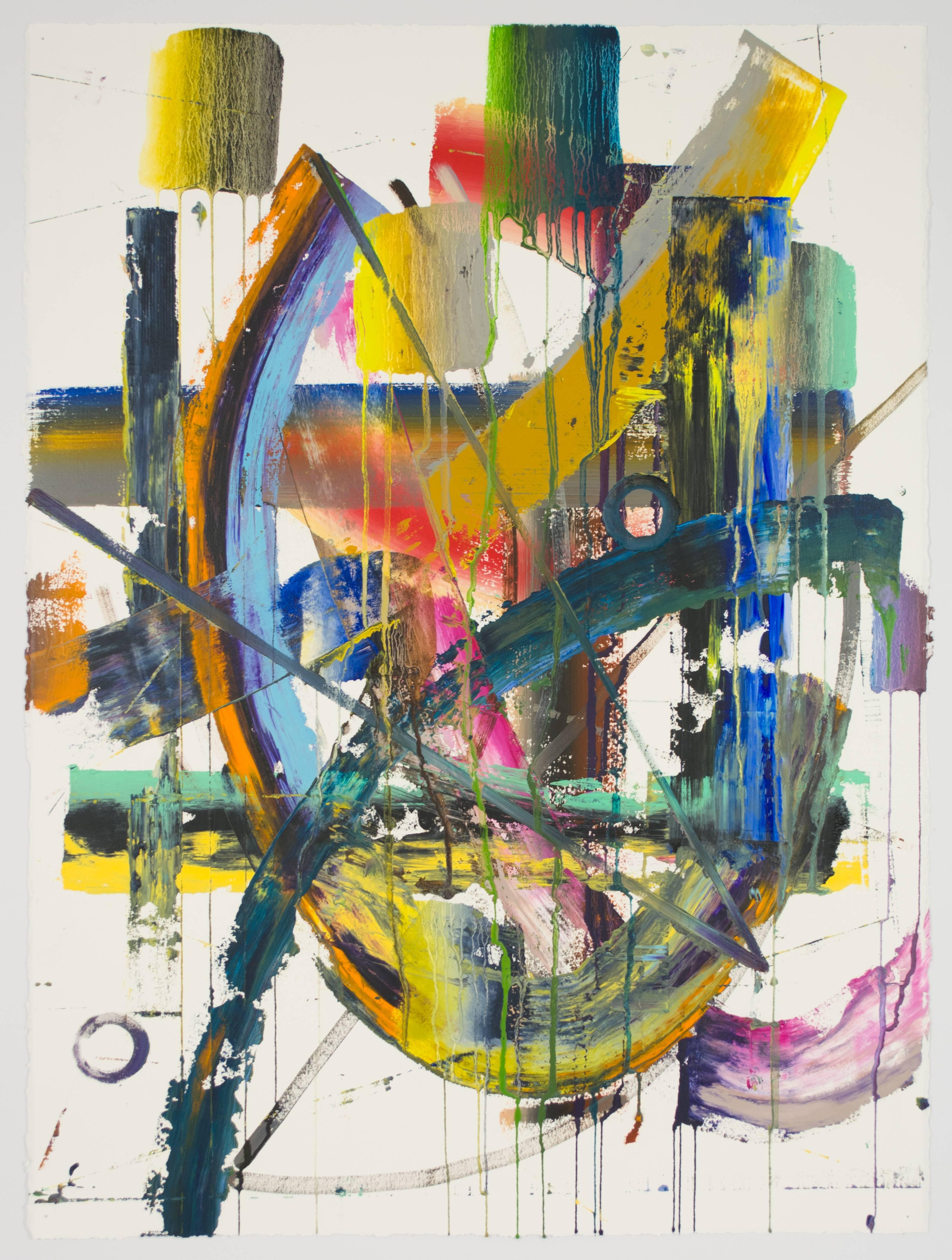 Jeff Perrott Abstract Painting - Head IV